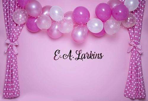 Kate Pink Curtains with Balloons Backdrop for Photography Designed By Erin Larkins