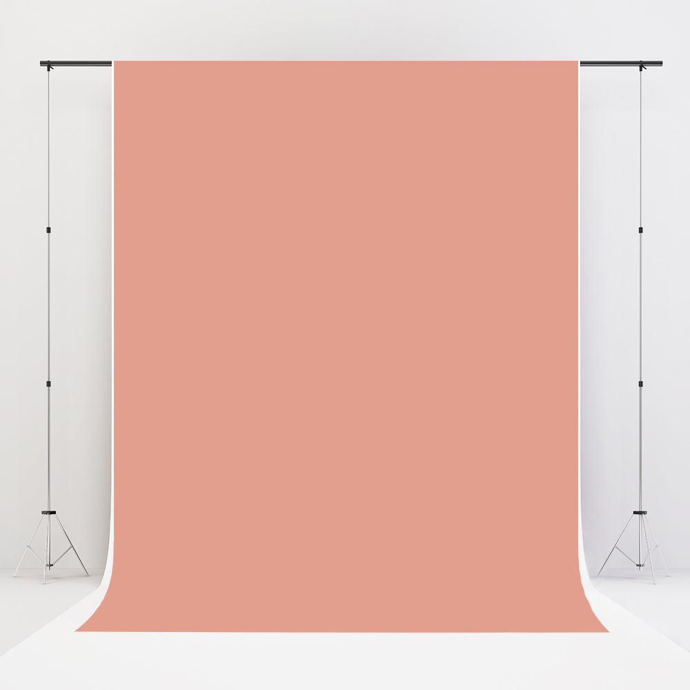 Kate Peach Solid Cloth Photography Fabric Backdrop