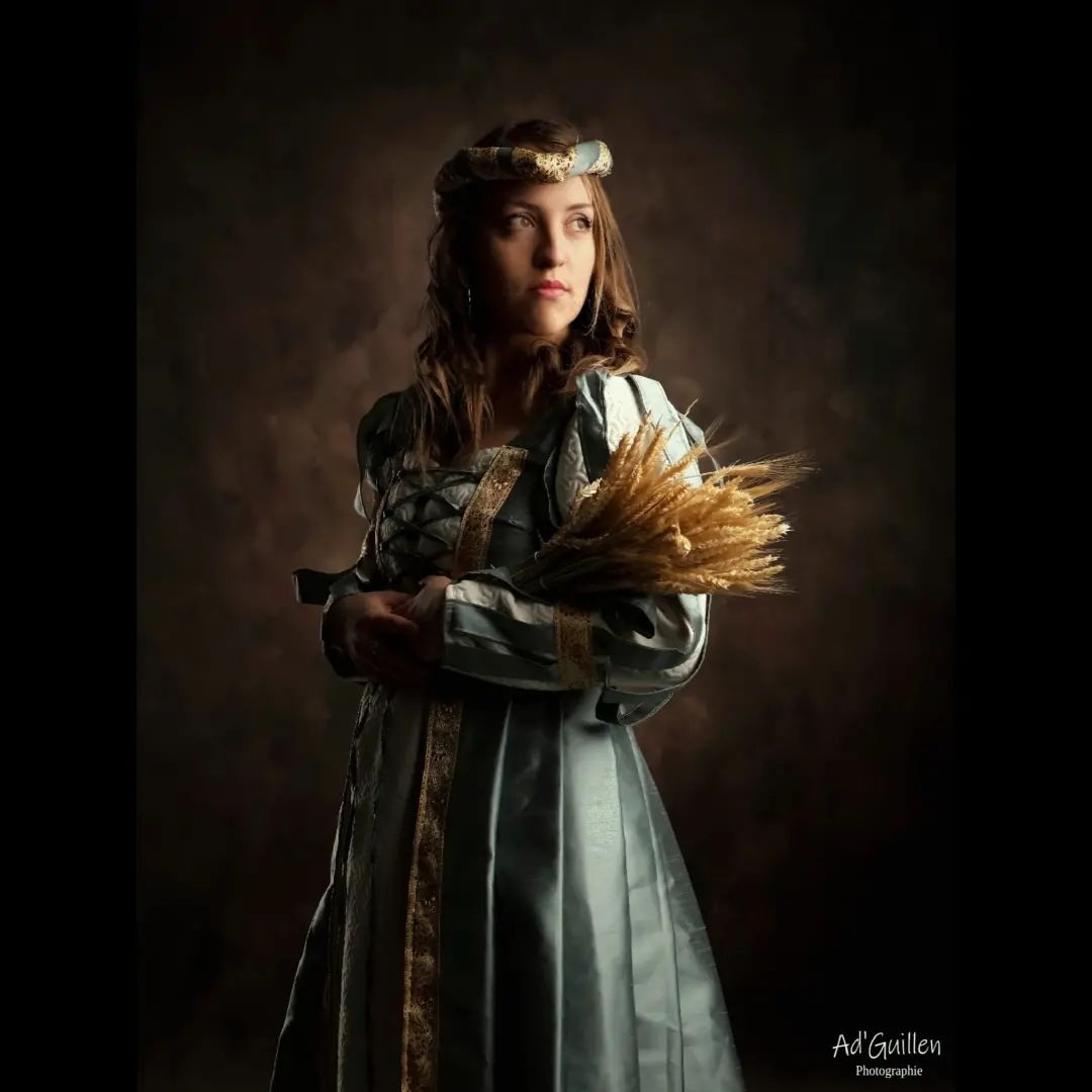 Kate Brown Oil Painting/Blue Texture Collapsible Backdrop Photography 5X6.5ft(1.5x2m) - katebackdrop AU