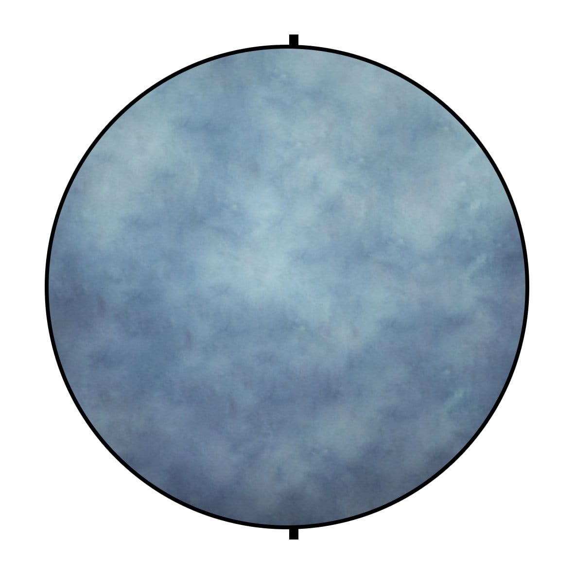 Kate Light Blue/Brown Abstract Texture Mixed Round Collapsible Backdrop for Photography 5X5ft(1.5x1.5m)