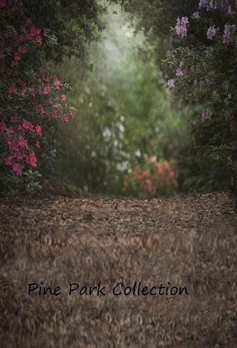 Kate Pink Floral Garden Square Spring Backdrop Designed by Pine Park Collection - Kate Backdrop AU