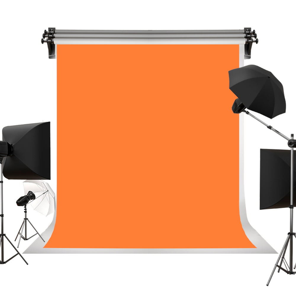 Kate Solid Orange Color Cloth Portrait Photography Backdrop(HGCSB)
