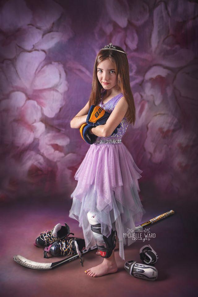 Kate Sweep Fine Art Backdrop Purple Painting Florals for Photography