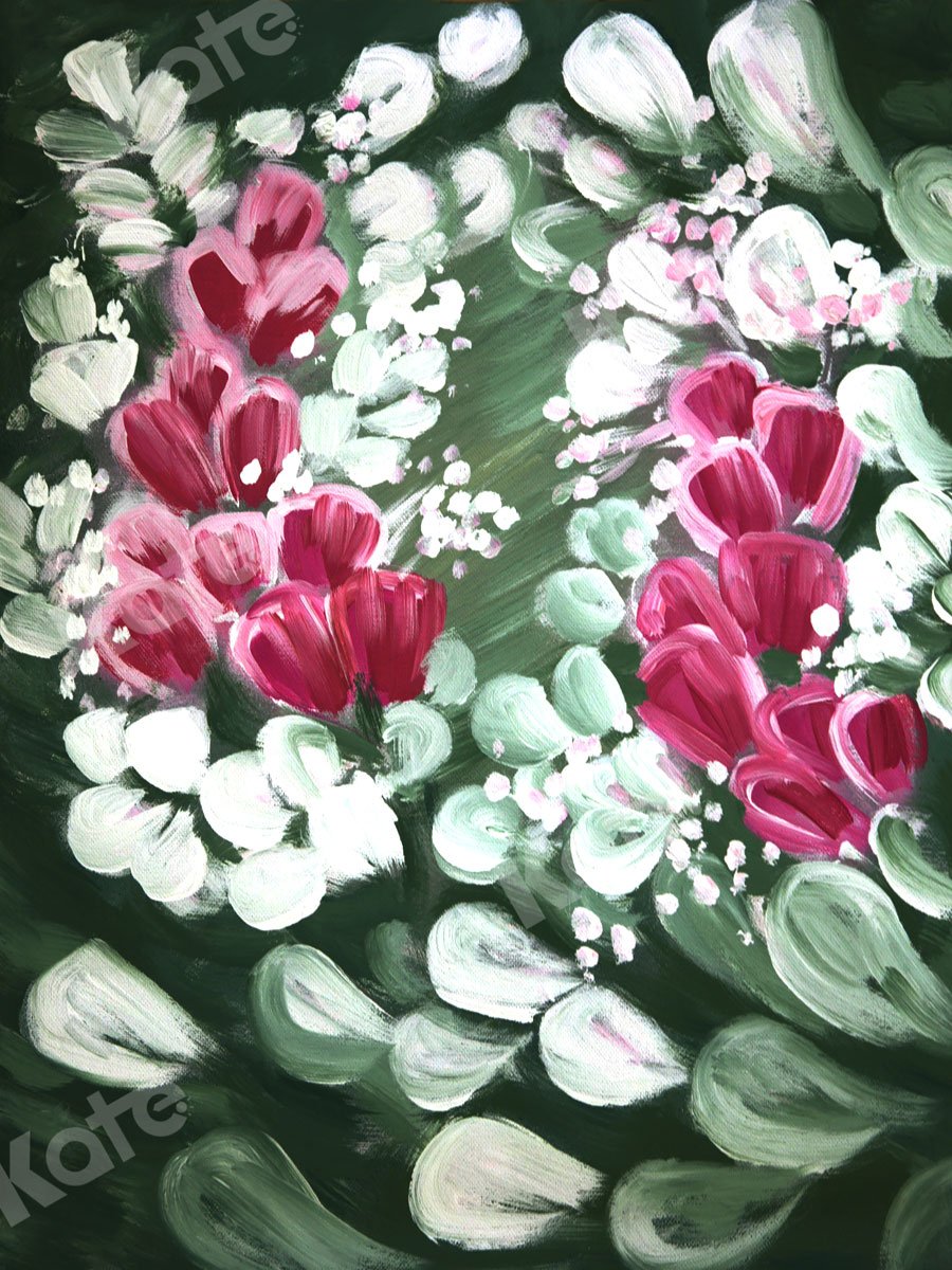 Kate Fine Art Flowers in Clusters Backdrop for Photography - Kate Backdrop AU