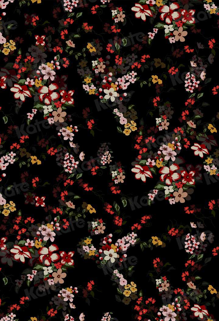 Kate Abstract Dark Floral Fine Art Backdrop for Photography