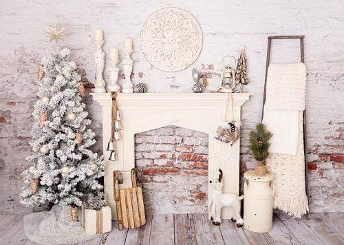 Kate Christmas Decorations Brick Room Backdrop Designed By Pine Park Collection