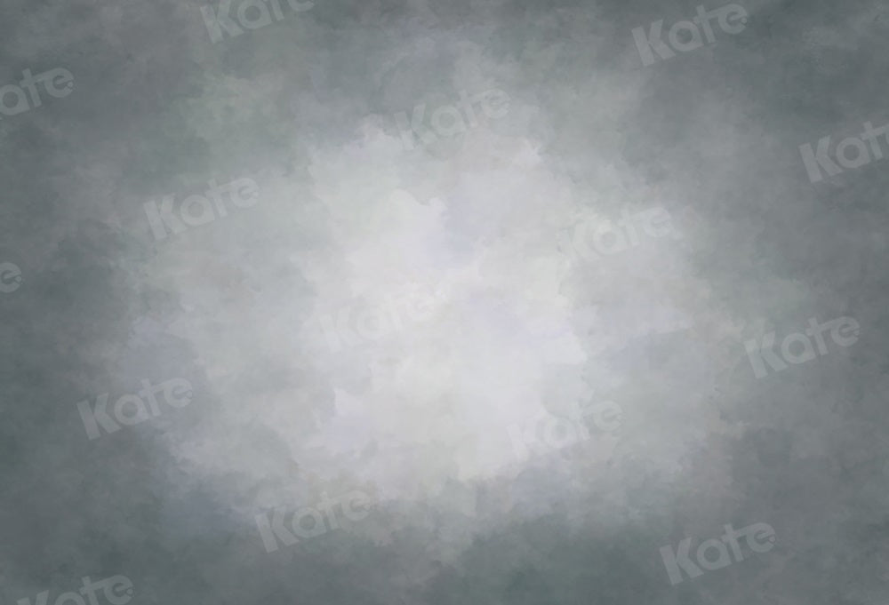 Kate Abstract Backdrop Gray mixed Green Cloud Feeling for Photography