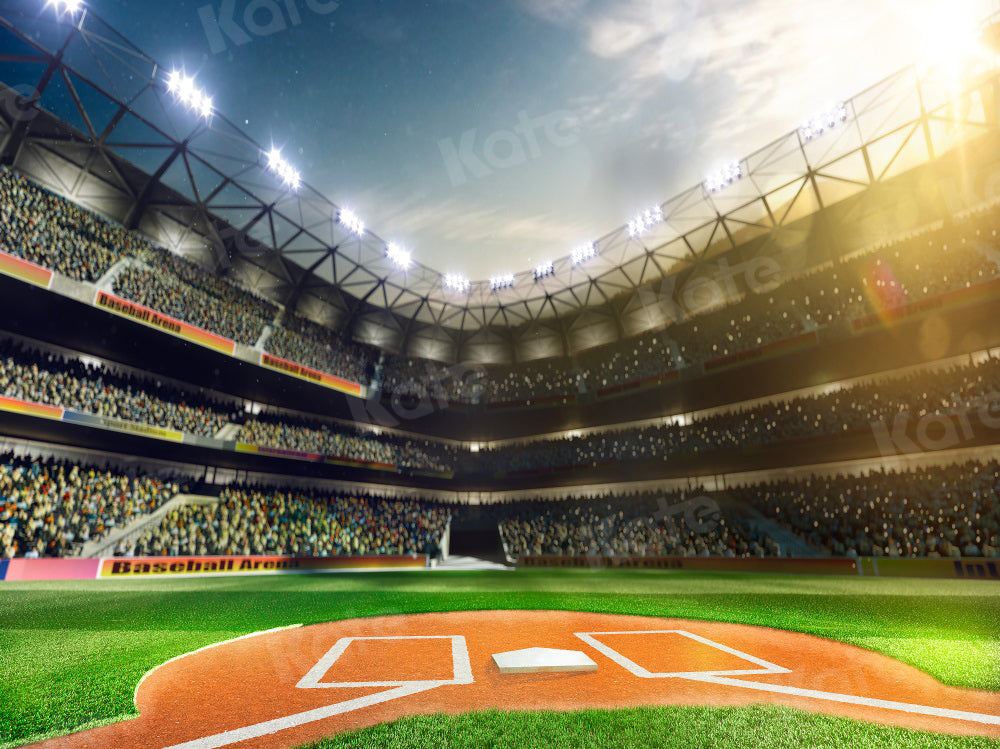 Kate Baseball field Playground Backdrop Sport Green Grass for Photography - Kate Backdrop AU
