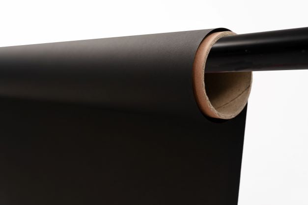 Kate Black Seamless Paper Backdrop for Photography 4.4x32ft(1.35x10m) - Kate Backdrop AU