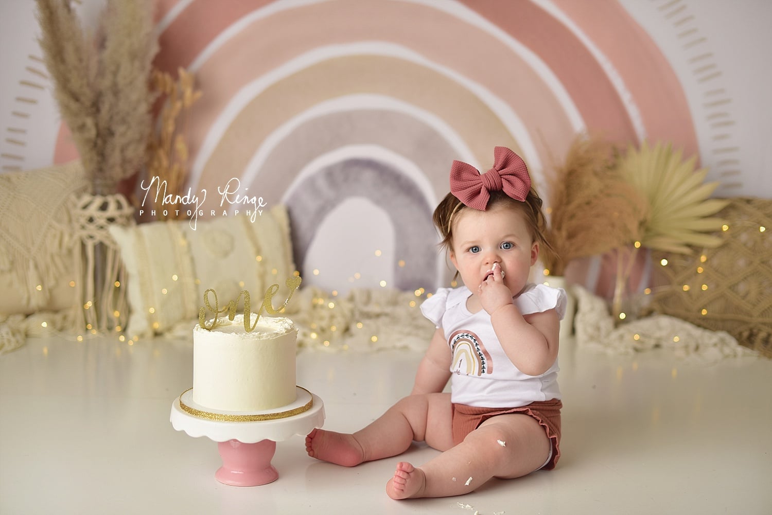 Kate Boho Rainbow Backdrop Designed by Mandy Ringe Photography