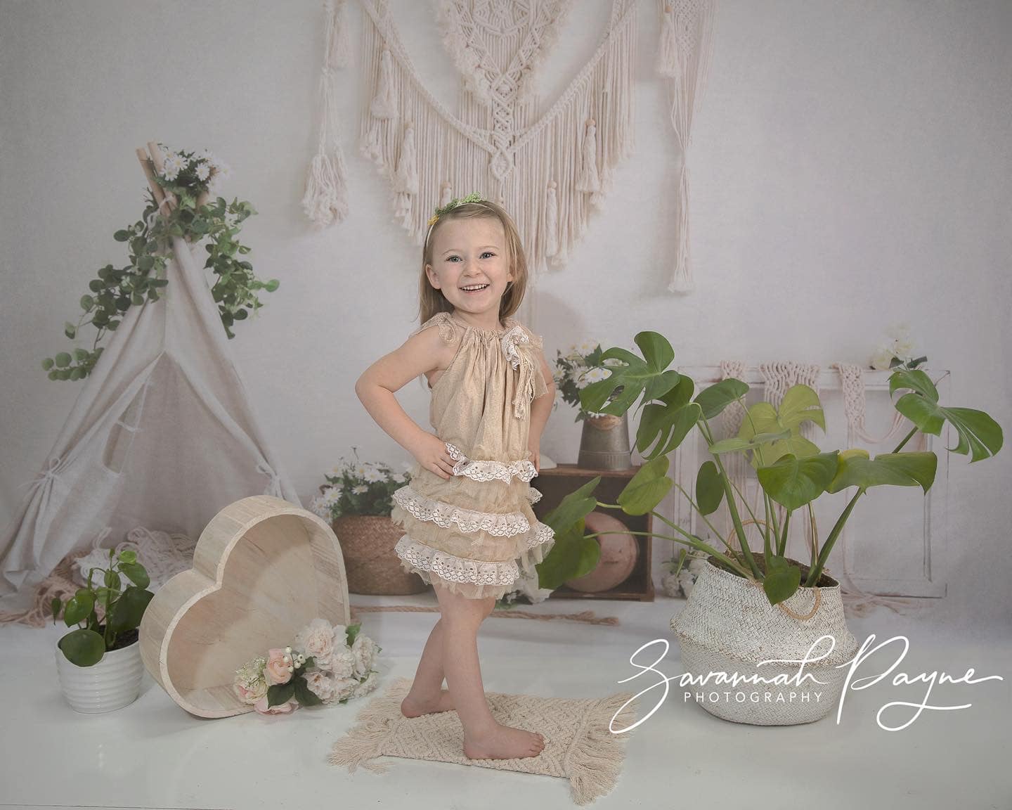 Kate Boho Tent Backdrop Simplicity for Photography - Kate Backdrop AU