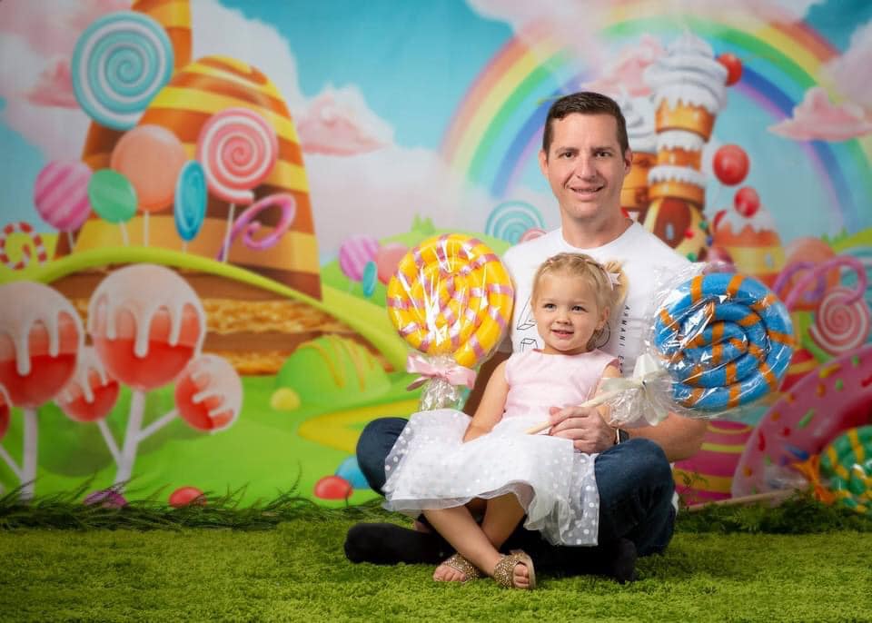 Kate Candy Animation World Backdrop Cake Smash for Children Photography - Kate Backdrop AU