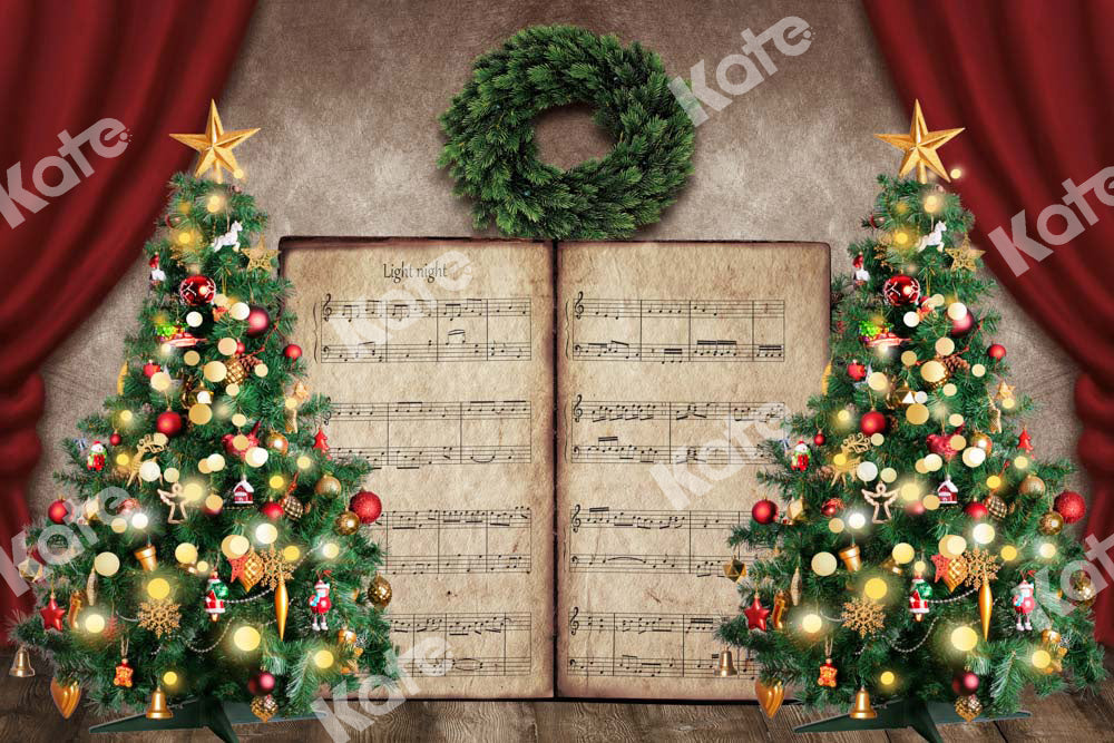 Kate Christmas Eve Song Backdrop Designed by Chain Photography - Kate Backdrop AU