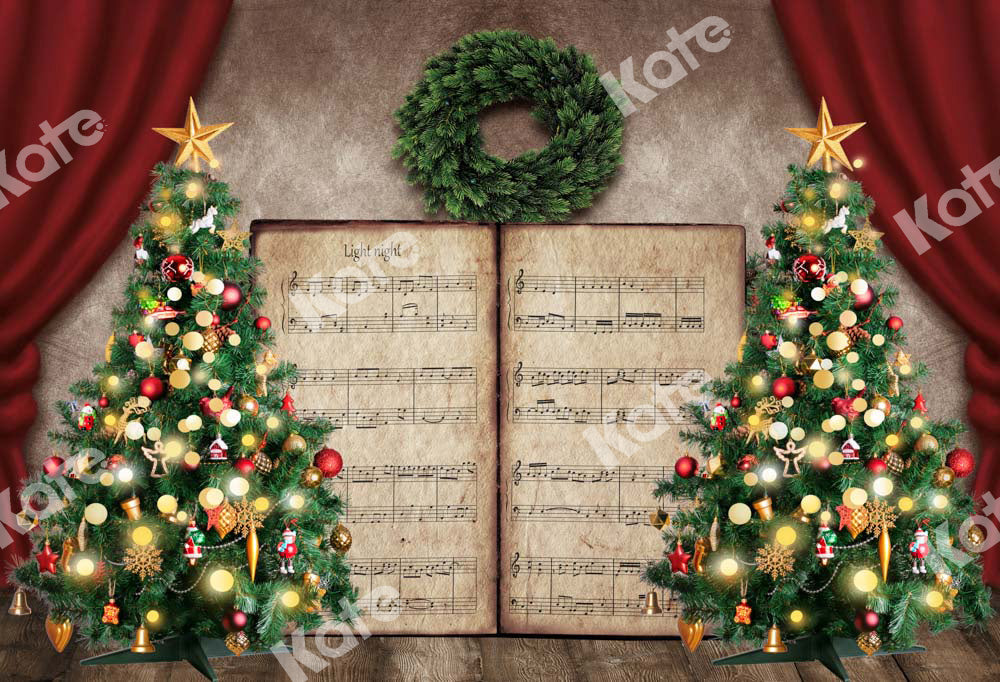 Kate Christmas Eve Song Backdrop Designed by Chain Photography