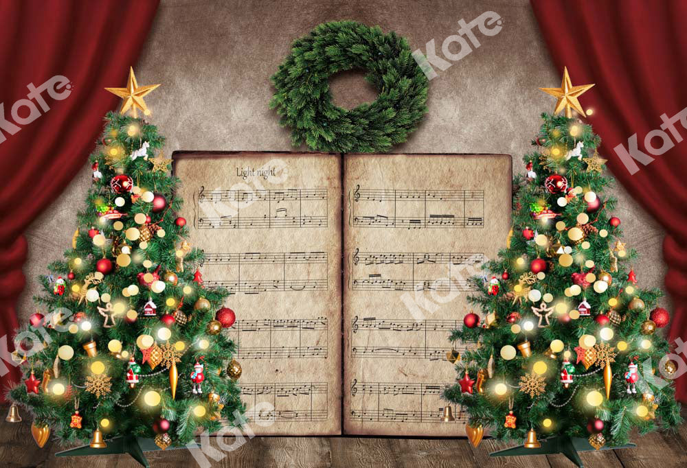 Kate Christmas Eve Song Backdrop Designed by Chain Photography - Kate Backdrop AU