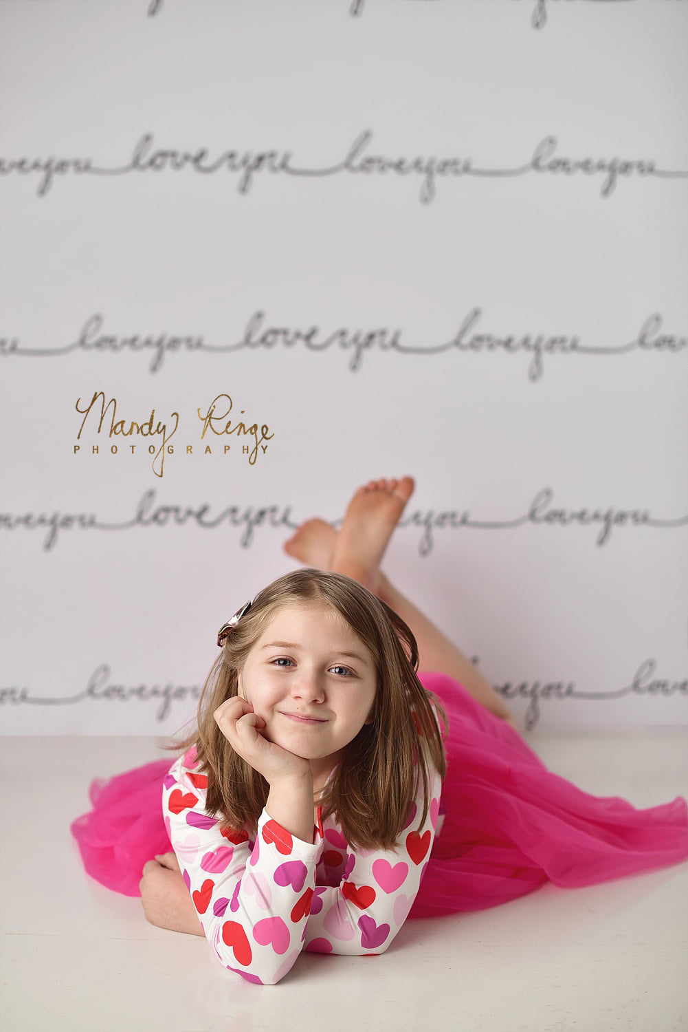 Kate Love You Script Backdrop Designed by Mandy Ringe Photography