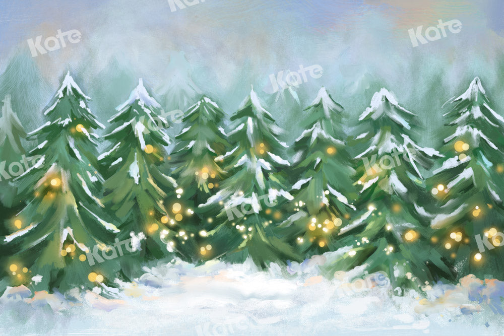 Kate Snow Christmas Tree Backdrop Designed by GQ - Kate Backdrop AU