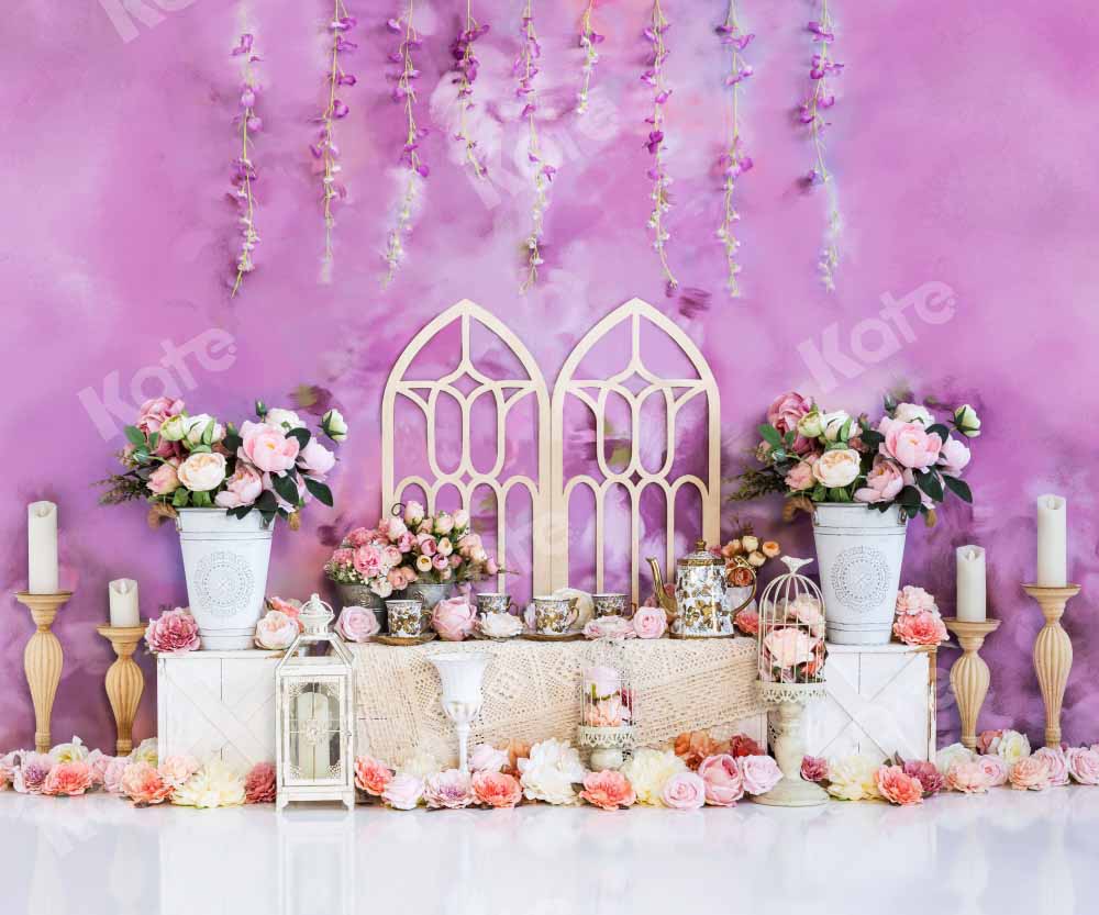 Kate Spring Mother's day Backdrop Fantastic Summer Flower Boho Designed by Emetselch - Kate Backdrop AU