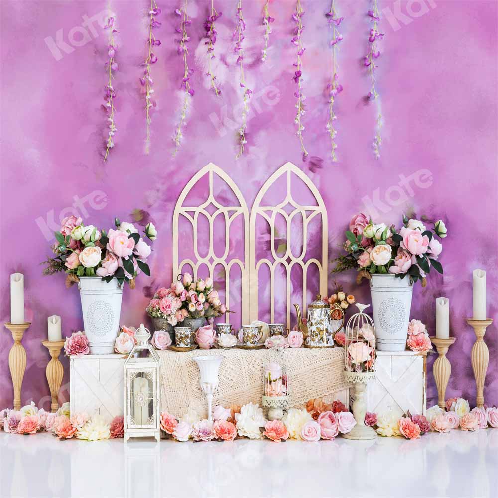 Kate Spring Mother's day Backdrop Fantastic Summer Flower Boho Designed by Emetselch - Kate Backdrop AU