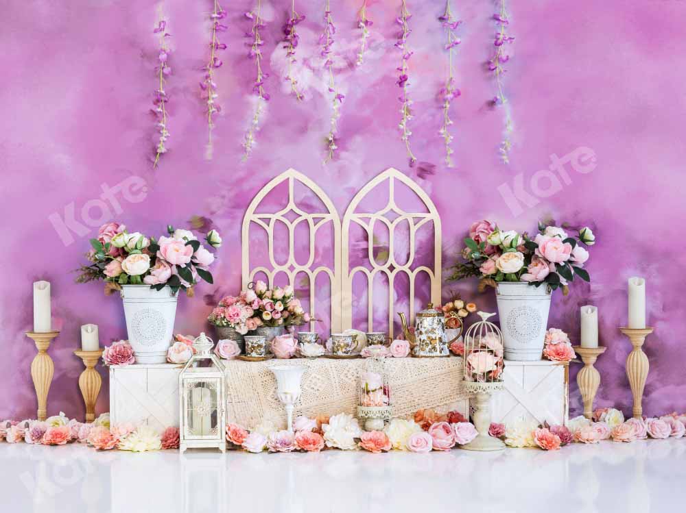 Kate Spring Mother's day Backdrop Fantastic Summer Flower Boho Designed by Emetselch - Kate Backdrop AU