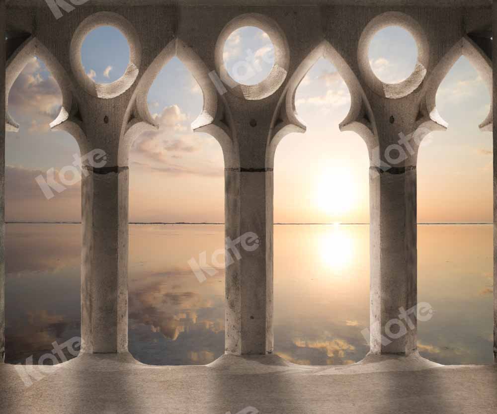 Kate Summer Backdrop Seaside Vocation Outwindow Sunset Designed by Chain Photography - Kate Backdrop AU