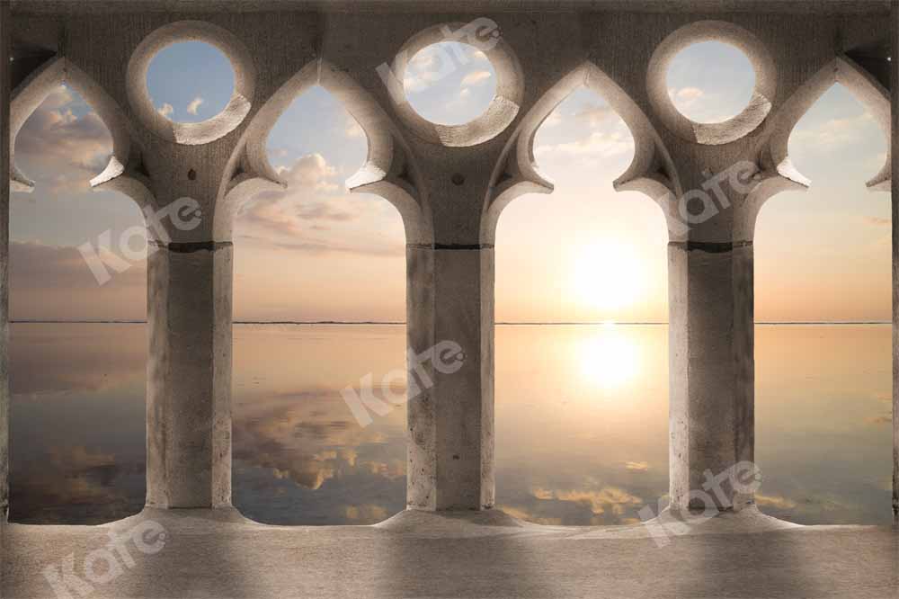 Kate Summer Backdrop Seaside Vocation Outwindow Sunset Designed by Chain Photography - Kate Backdrop AU