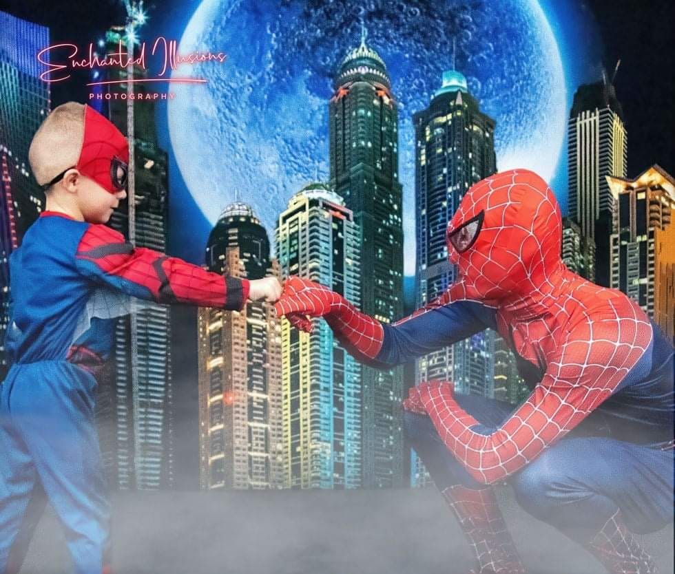 Kate Super Hero City Backdrop Designed by Rosabell Photography - Kate Backdrop AU