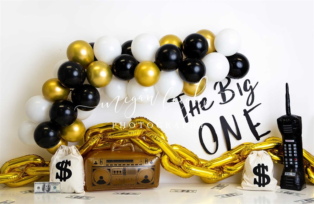 Kate The Big One Birthday Backdrop Balloon Designed by Megan Leigh Photography - Kate Backdrop AU