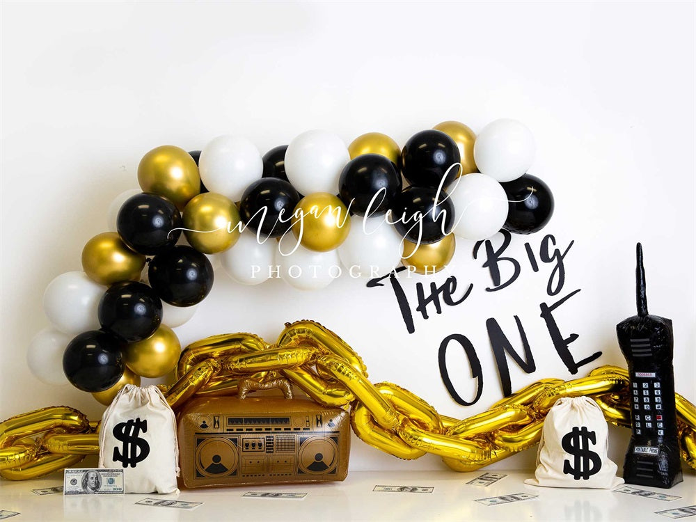 Kate The Big One Birthday Backdrop Balloon Designed by Megan Leigh Photography - Kate Backdrop AU