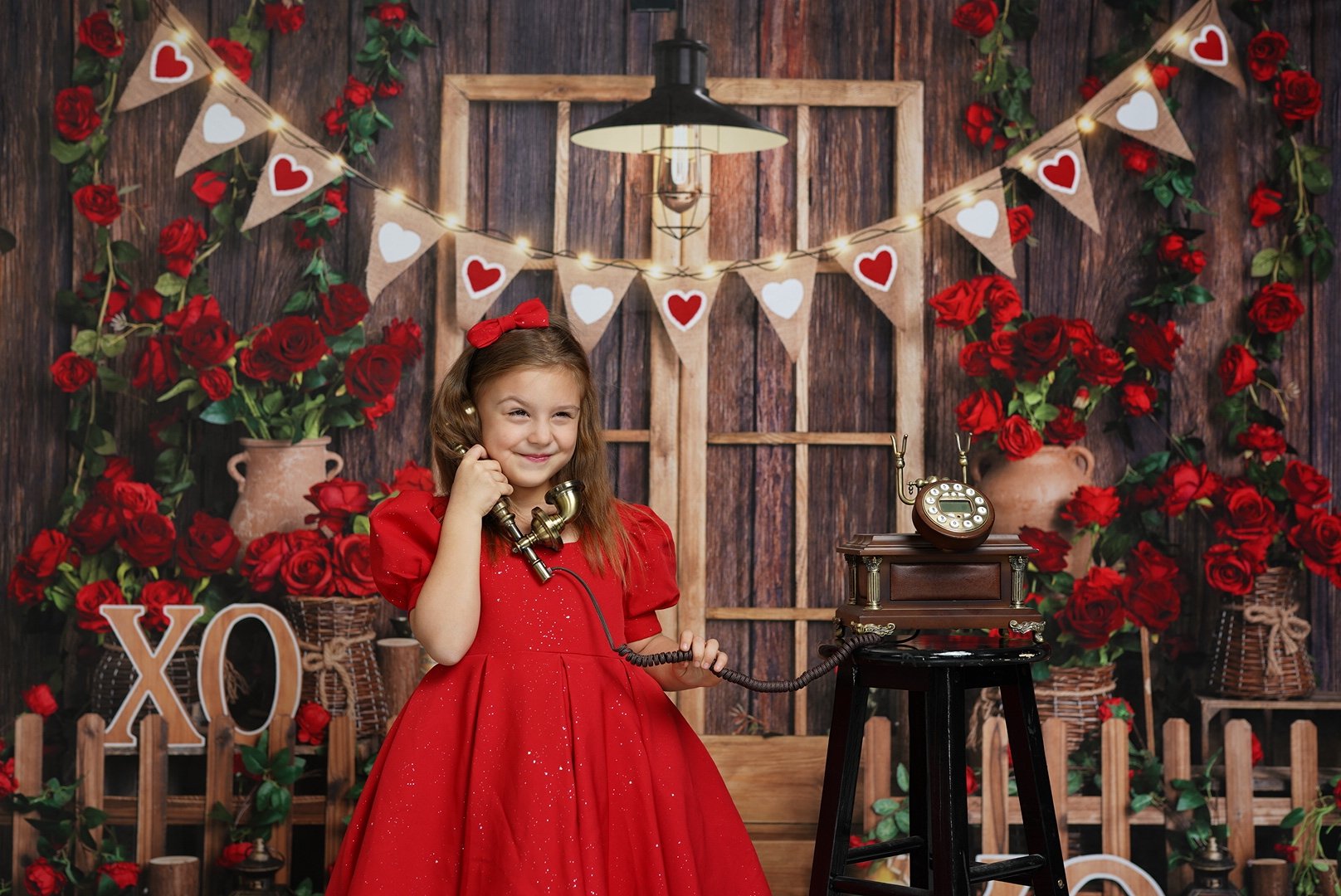 Kate Valentine's day Backdrop Rose Manor Board Designed by Emetselch - Kate Backdrop AU