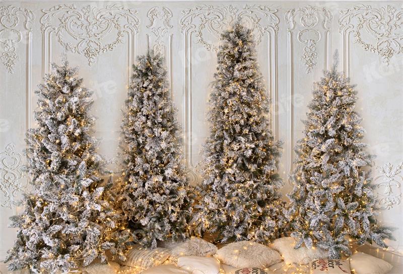 Kate Winter Backdrop Christmas Tree Indoor for Photography