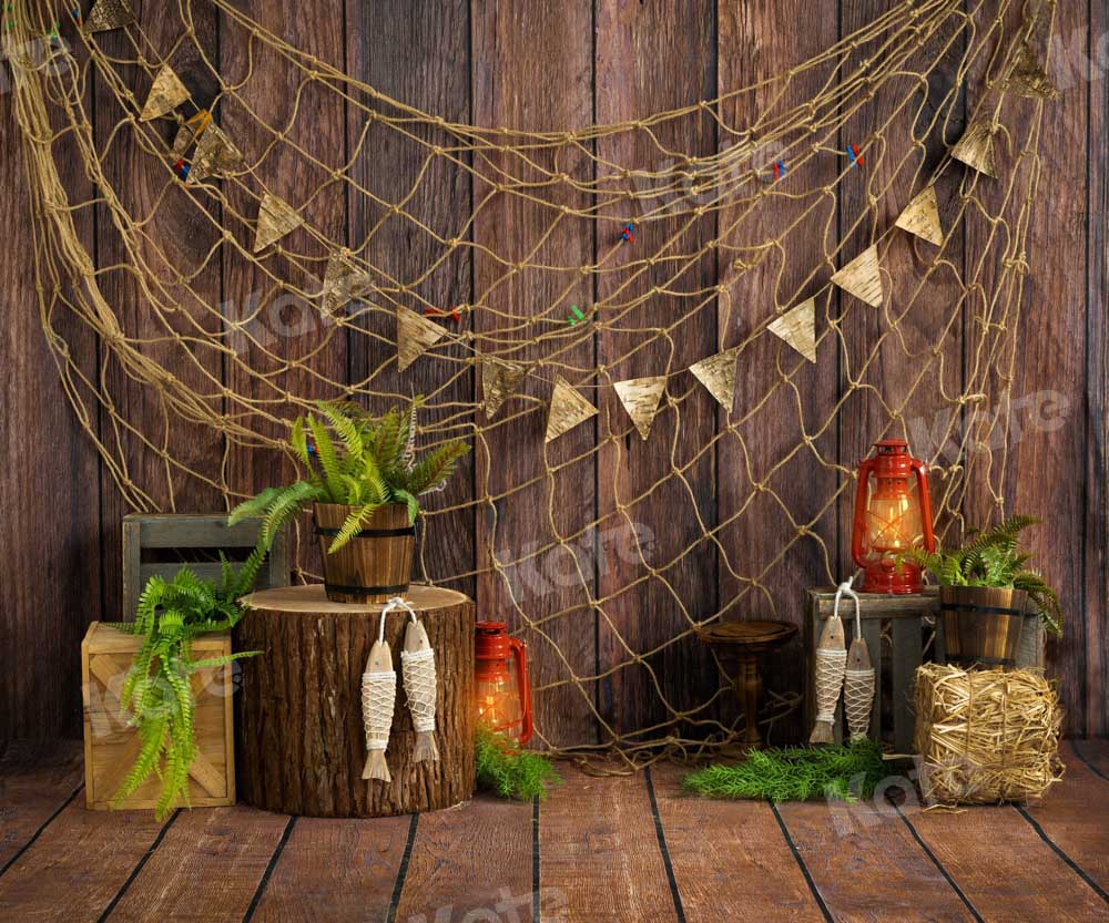 Kate Wood Fishing Net Backdrop Designed by Emetselch - Kate Backdrop AU
