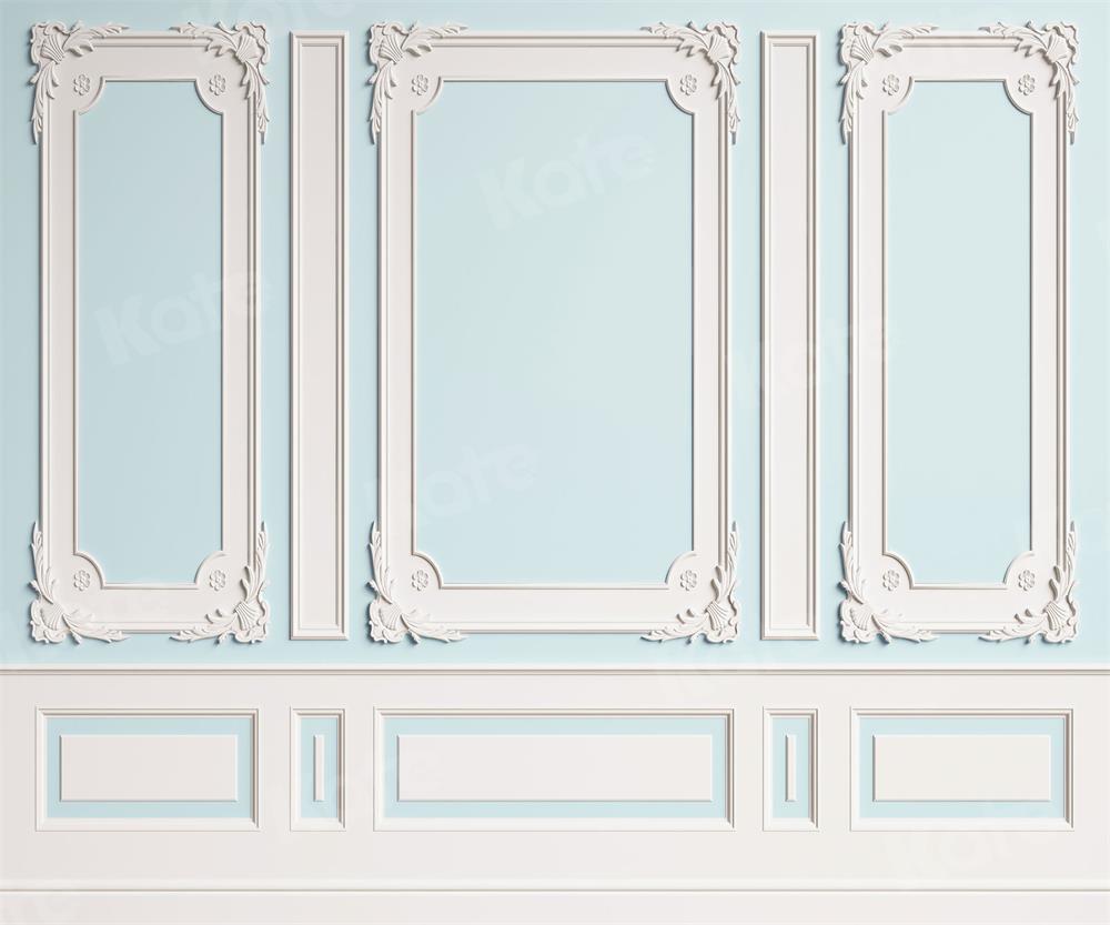 Kate Blue Vintage Backdrop Interior Wall for Photography - Kate Backdrop AU