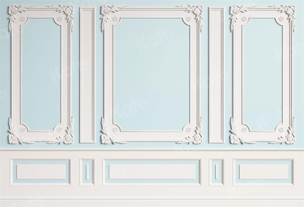 Kate Blue Vintage Backdrop Interior Wall for Photography - Kate Backdrop AU
