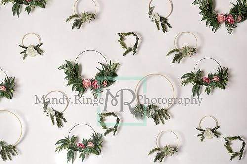 Kate Floral Hoop Wall Spring/Easter Backdrop Designed By Mandy Ringe Photography