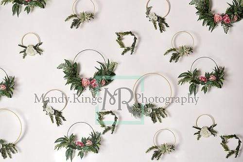 Kate Floral Hoop Wall Spring/Easter Backdrop Designed By Mandy Ringe Photography - Kate Backdrop AU