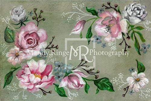 Kate Fine Art Pink Floral Backdrop Designed By Mandy Ringe Photography