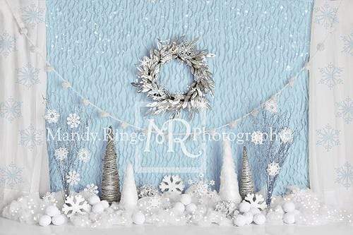 Kate Winter Onederland Snowflake Backdrop Designed By Mandy Ringe Photography