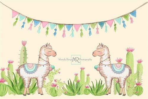 Kate Children Pastel Llama Party Backdrop Designed By Mandy Ringe Photography