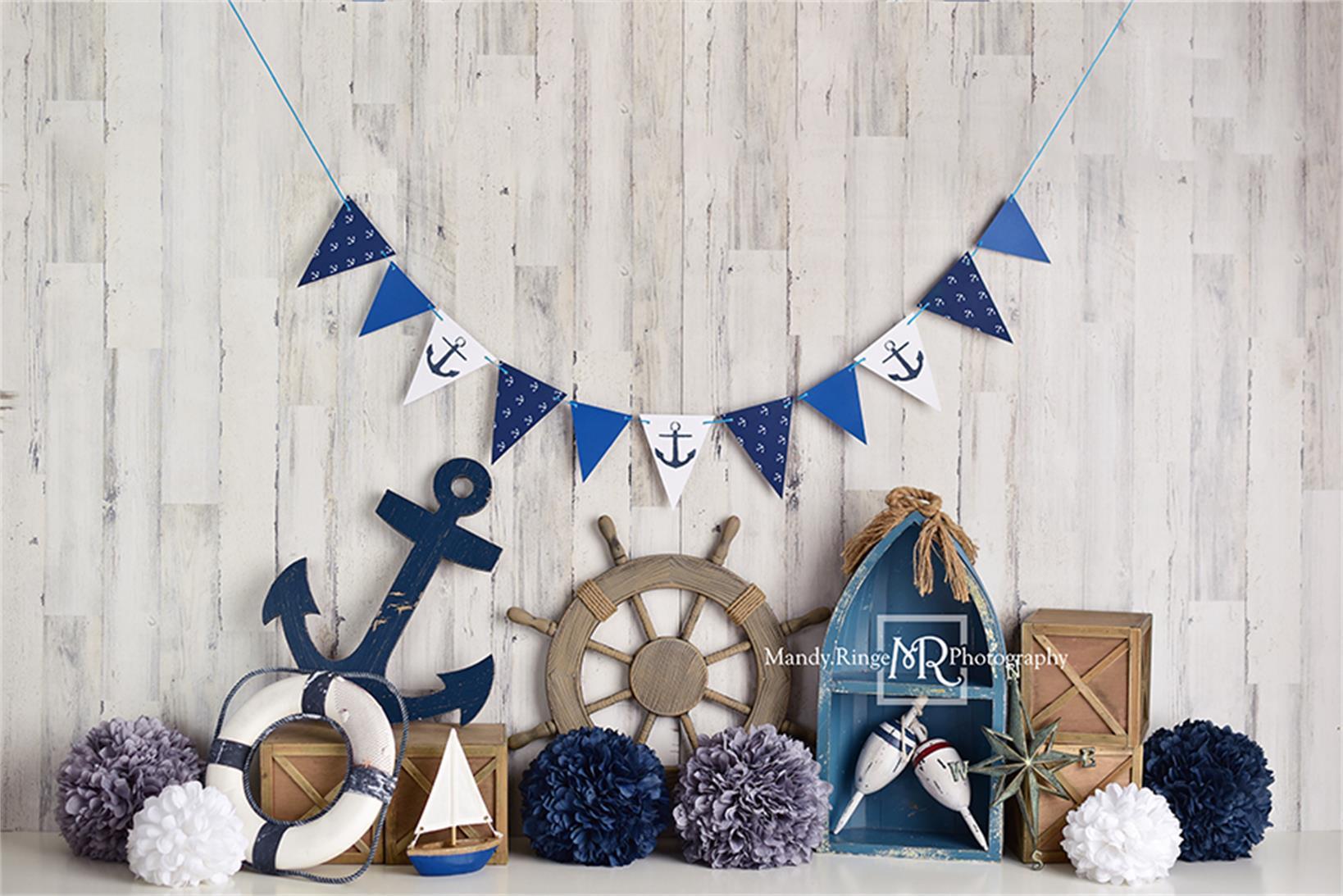 Kate Sailor Backdrop Cake Smah Nautical Designed By Mandy Ringe Photography