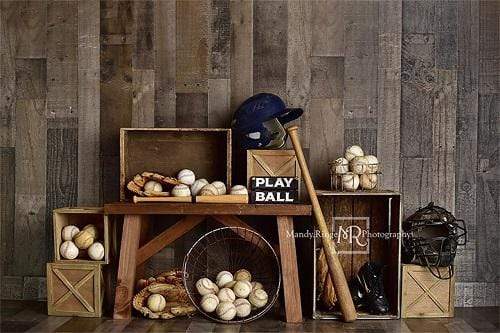 Kate Vintage Baseball Sports Backdrop Designed By Mandy Ringe Photography - Kate Backdrop AU