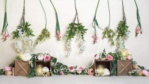 Kate Spring Floral Decoration Backdrop Designed by Megan Leigh Photography