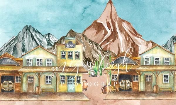 Kate  Western Town Backdrop Designed by Megan Leigh Photography - Kate Backdrop AU