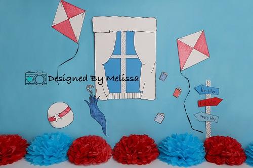 Kate Oh the Places U Will Go Backdrop Designed by Melissa King - Kate Backdrop AU