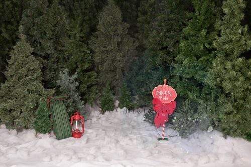 Kate North Pole Magic Christmas Backdrop for Photography Designed by Jenna Onyia