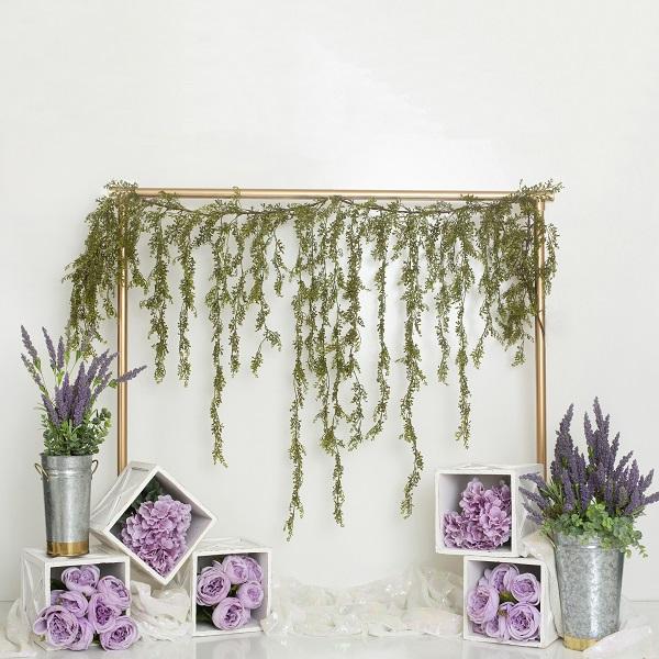 Kate Spring/Mother's Day Purple Floral Cube Backdrop Designed by Lisa B - Kate Backdrop AU