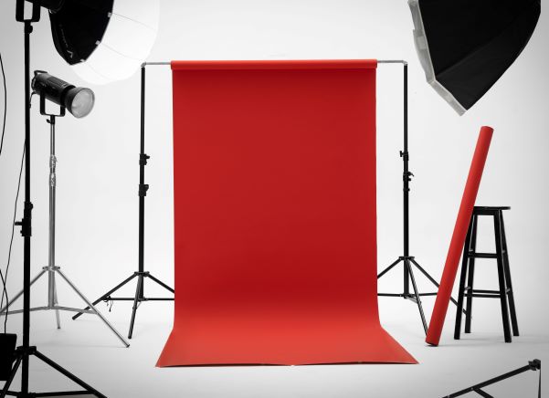 Kate Dark Red Seamless Paper Backdrop for Photography