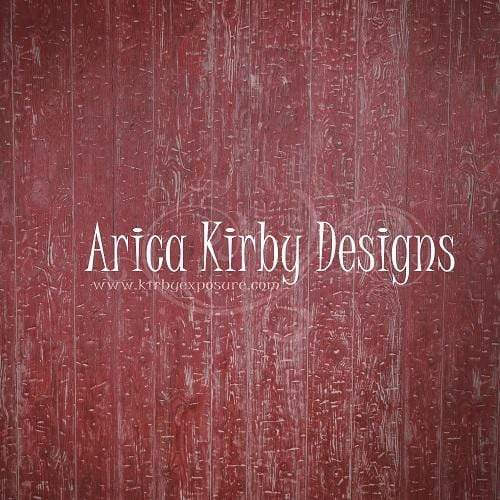 Kate Retro Red Wood Wall Backdrop designed by Arica Kirby - Kate Backdrop AU