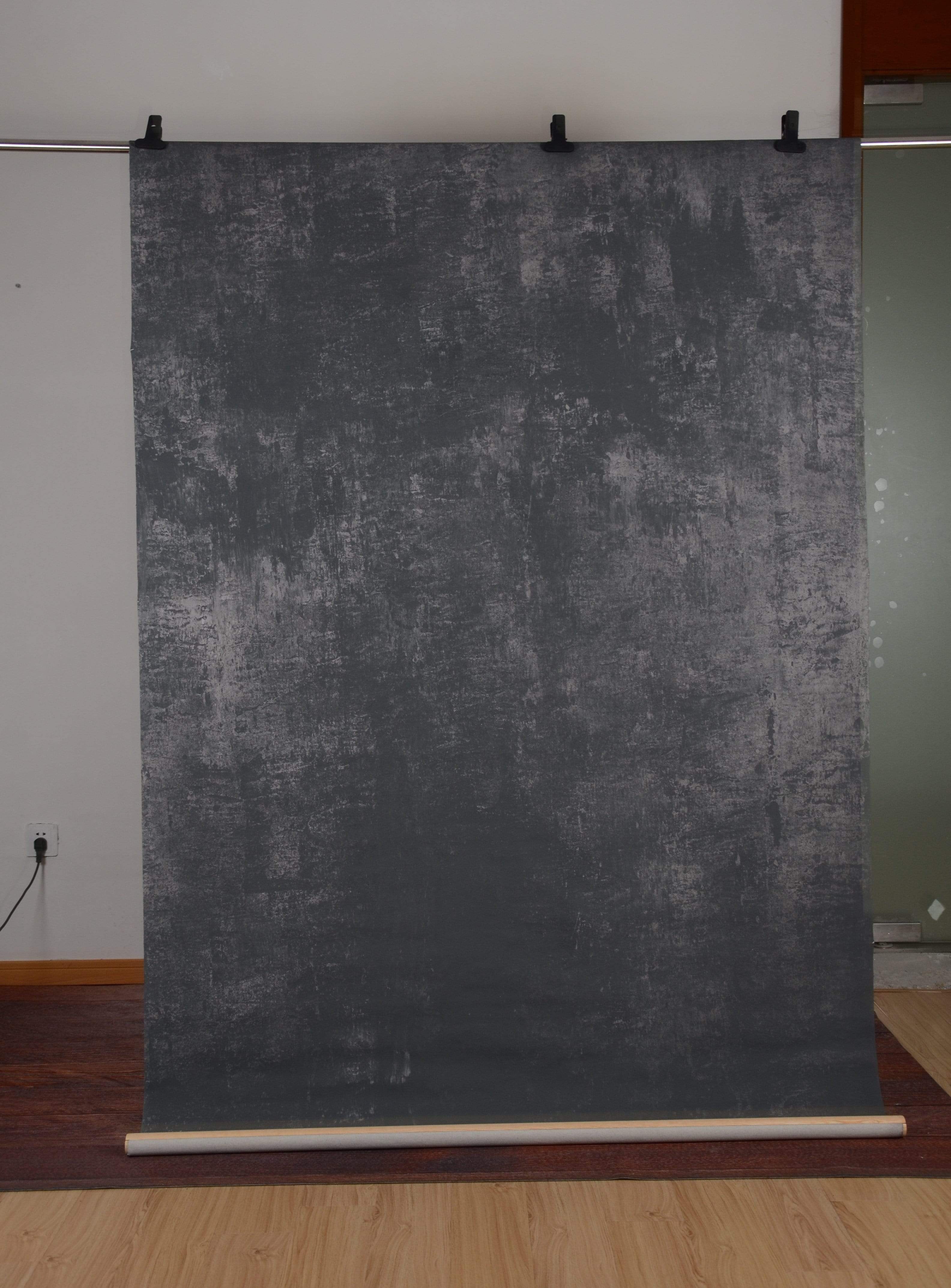 Kate Hand Painted Abstract Texture Black Backdrops