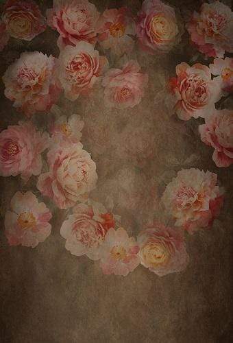 Kate Fine Art Retro Flowers Backdrop Designed By JS Photography